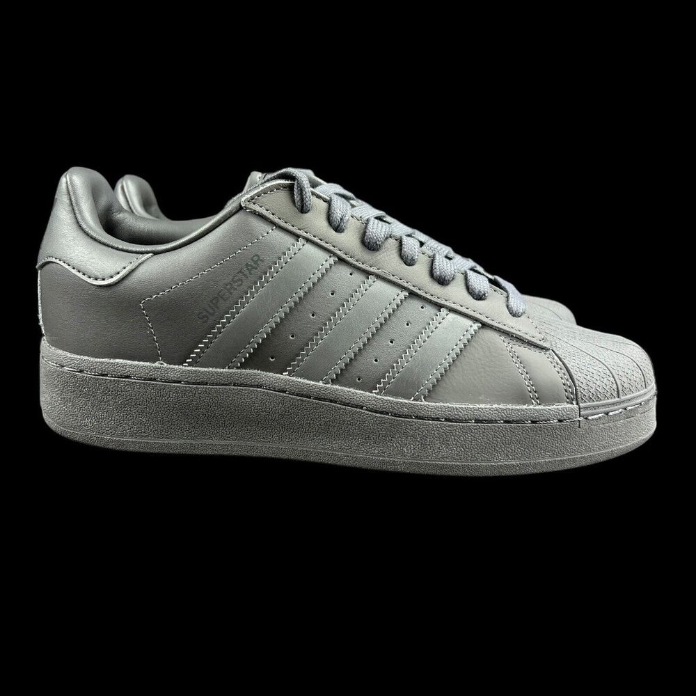 Adidas Superstar XLG Grey Four Core Black Shoes IF8114 Men's Size 8
